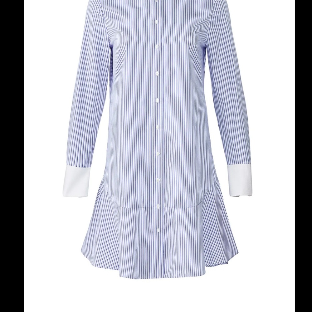 Tory Burch Cora blue and white striped shirtdress - Picture 2 of 5